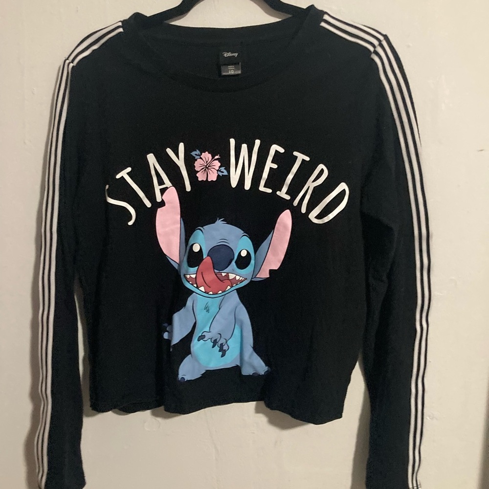 Disney stitch Stay weird top used